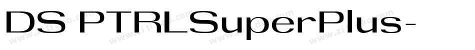 DS PTRLSuperPlus字体转换